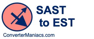 9pm est in south africa|EST to SAST Converter .